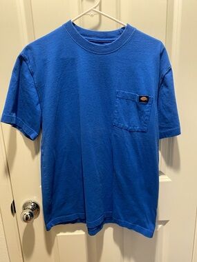 Dickies Short Sleeve Pocket Tee in Royal Blue EUC